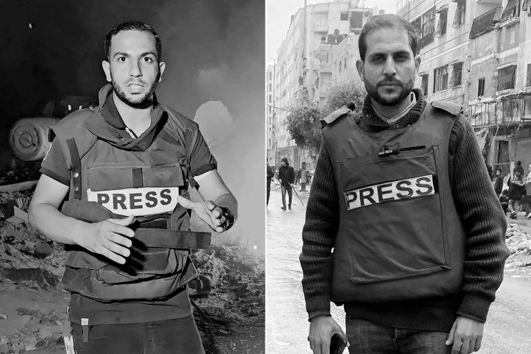 Mit der kaltblütigen Ermordung weiterer Journalisten in Gaza inszeniert sich Israel als Inbegriff eines Terrorstaates, als unerbittlicher Vernichter der Pressefreiheit und als Menschenfeind Nr. 1 seit Anbeginn der Geschichtsschreibung‼️ #anasalsharif #Gaza