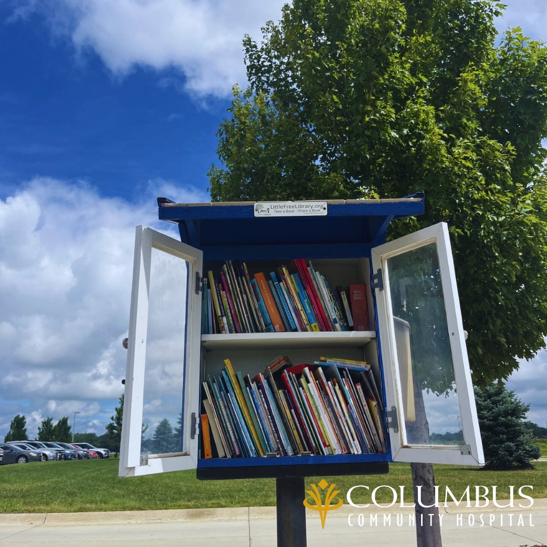 columbushosp's tweet image. Your next great read is waiting! Our Little Free Library, located at Columbus Community Hospital near the CCH Child Care Center (3970 Health Parkway), is always open. Drop by, pick up a book and enjoy the fun of reading. 
#CommunityLibrary #ReadLocal #ColumbusNE #CCH
