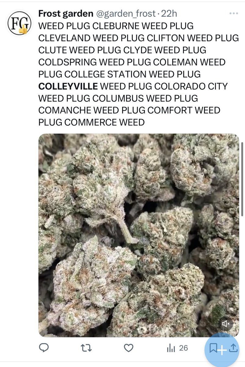 ChiefMillerCPD's tweet photo. If someone is trying to illegally sell drugs in Colleyville, we would be expected to take action. When it is virtual like this tweet, the action we can take is to report it to @X since their rules prohibit facilitating transactions in illegal goods. But, they say no violations 🤔 https://t.co/excaGC2DKS