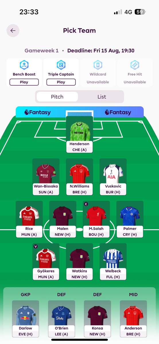 iWalkRivers's tweet photo. @BigManBakar BB GW1 https://t.co/IJbNLXw56J