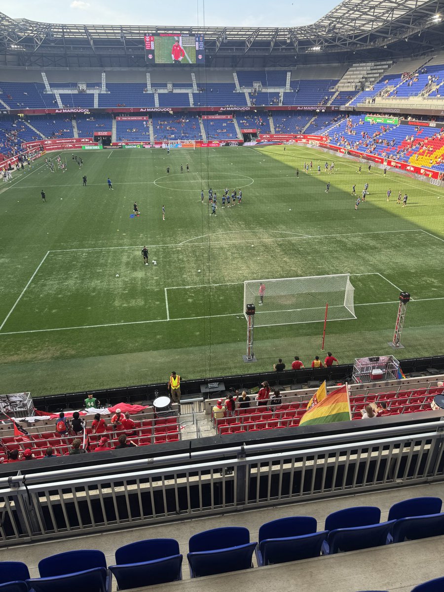 This club used to be proud of having the best surface in the league. Standards have fallen both on and off the pitch though #RBNY