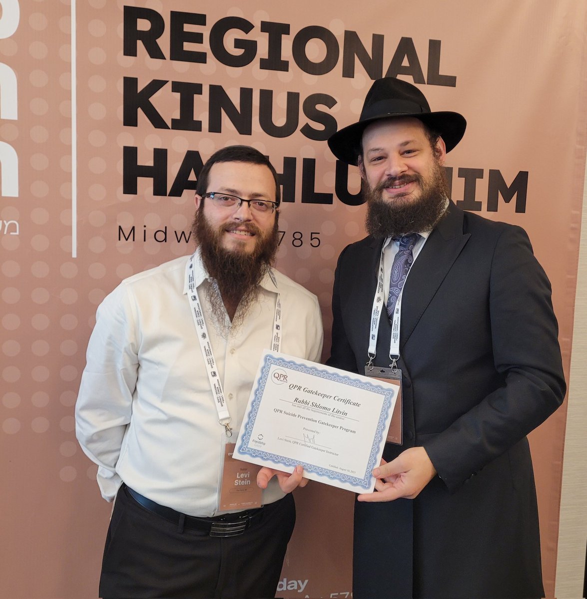BluegrassRabbi's tweet image. The Alter Rebbe, R Shneur Zalman of Liadi, taught that one must never ignore the cries of a child. 

In order to ensure that even the silent cry of a child is never ignored, today joining a group of Jewish leaders, I was certified as a suicide prevention gatekeeper.

#DoOurPart