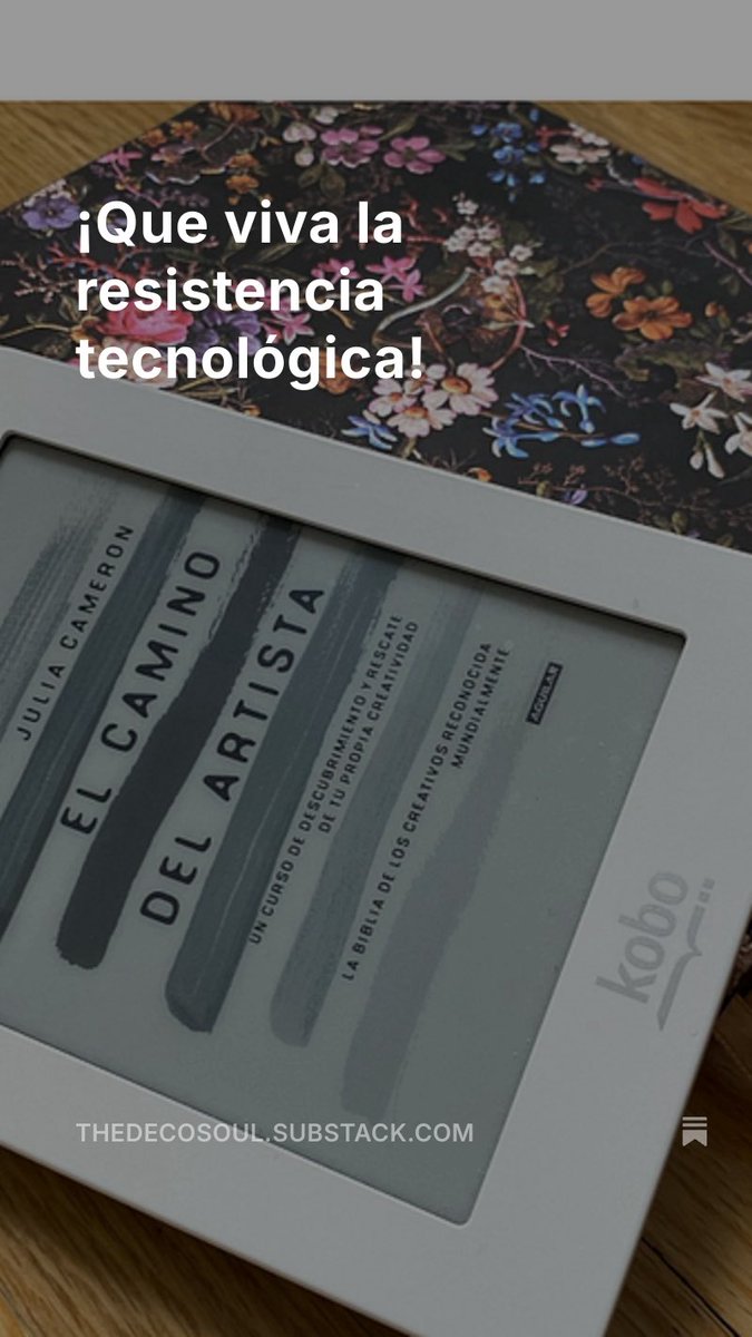 📲💭 Que viva la resistencia tecnológica
Porque no todo lo nuevo mejora lo que ya funciona.
A veces, elegir lo analógico es un acto de cuidado y sentido común.

Lo cuento aquí 👉 thedecosoul.substack.com/p/que-viva-la-…

#SlowLiving #MinimalismoDigital #TheDecoSoul #TecnologíaConSentido
