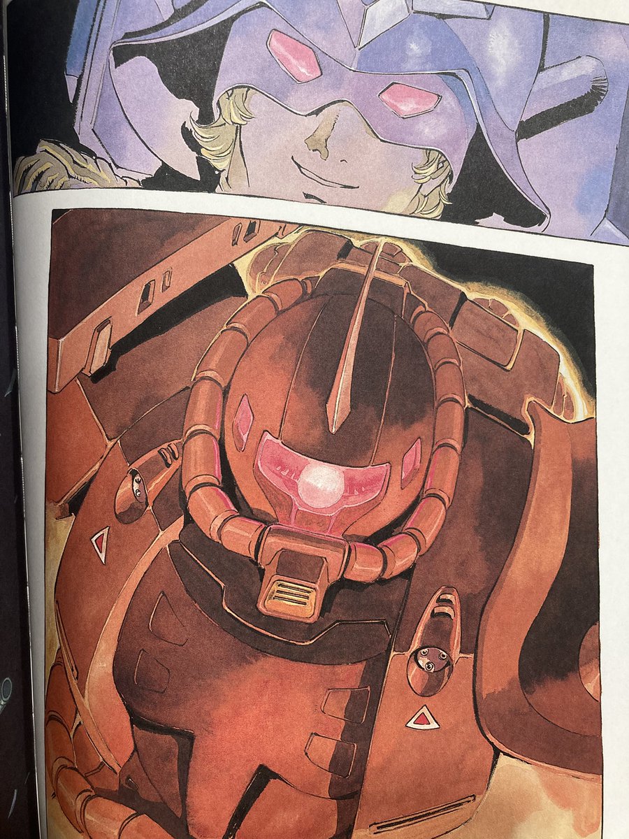 calming myself down by staring at Char Aznable pictures