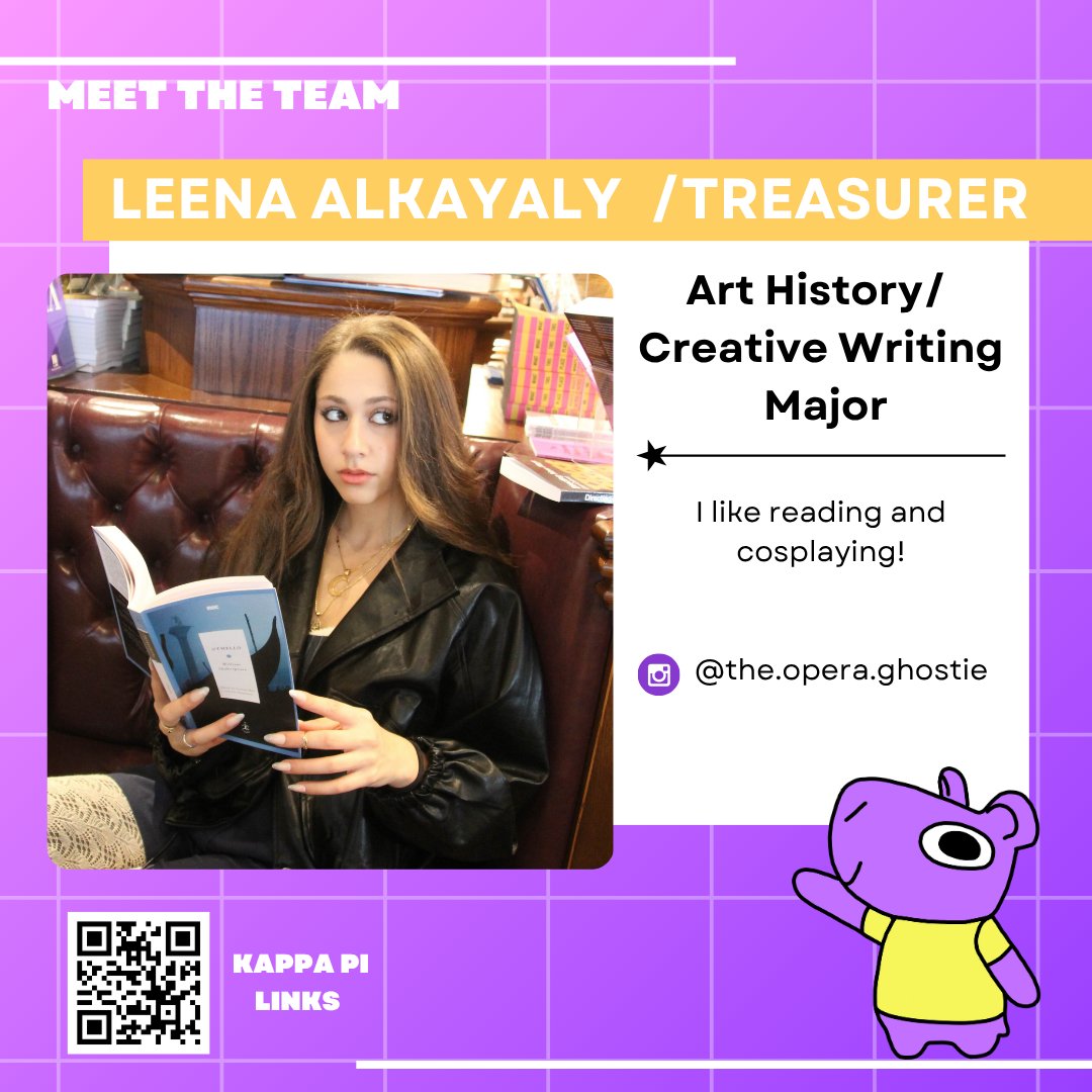 kappapiucf's tweet image. That’s it for our officers’ introductions. Everyone on the board is working hard to deliver our members new surprises this year. Stay tuned with us to learn more about them in the coming semester. #artsatucf #kappapiucf #kappapi