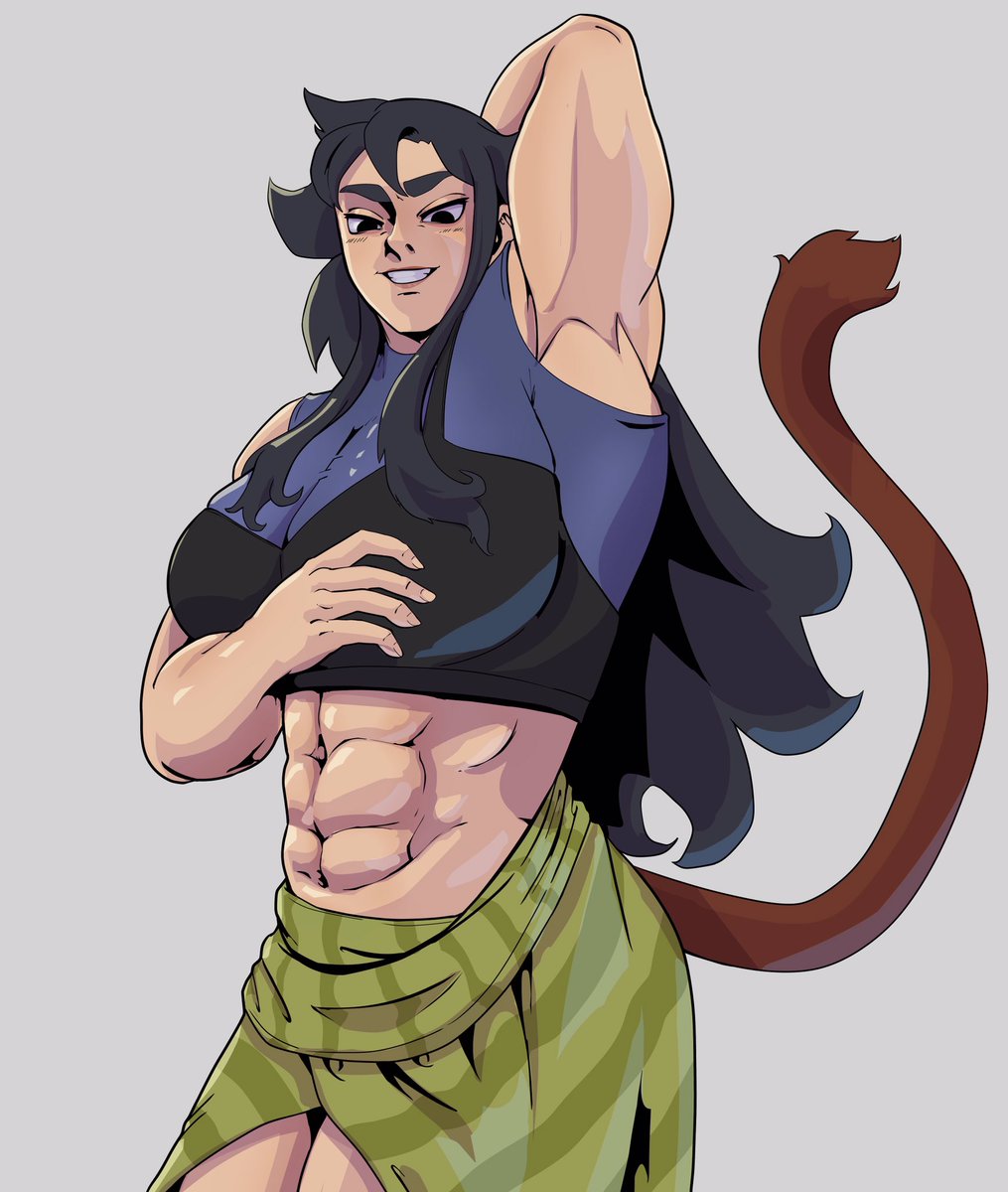 G3stalt1's tweet photo. Seventh drawing for #absaugust
I got @SwagkashiArt ‘s #oc Aspara showing off https://t.co/qqiS8HB3JY