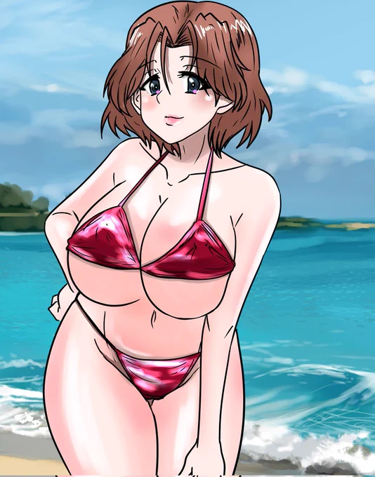 過去絵でお祝い㊗️アズミさんセクスィーなヤツしか無いわwお誕生日おめでとう🎉 