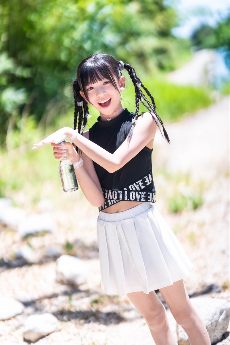 あんじゅちゃん（JC1）ラムネを開ける姿もかわいい🥰 #あんじゅ #長崎