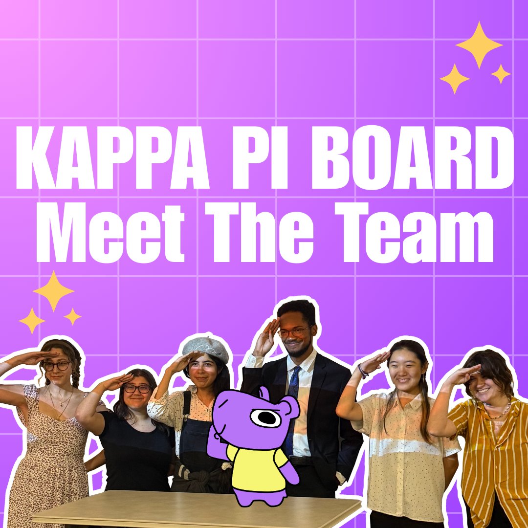 kappapiucf's tweet image. 💜Time to meet the officers !!!! 💛 Say hello to your new Kappa Pi officers for the 2025-26 school year. #kappapi #artsatucf #kappapiucf #artstudents #artsociety #kappy