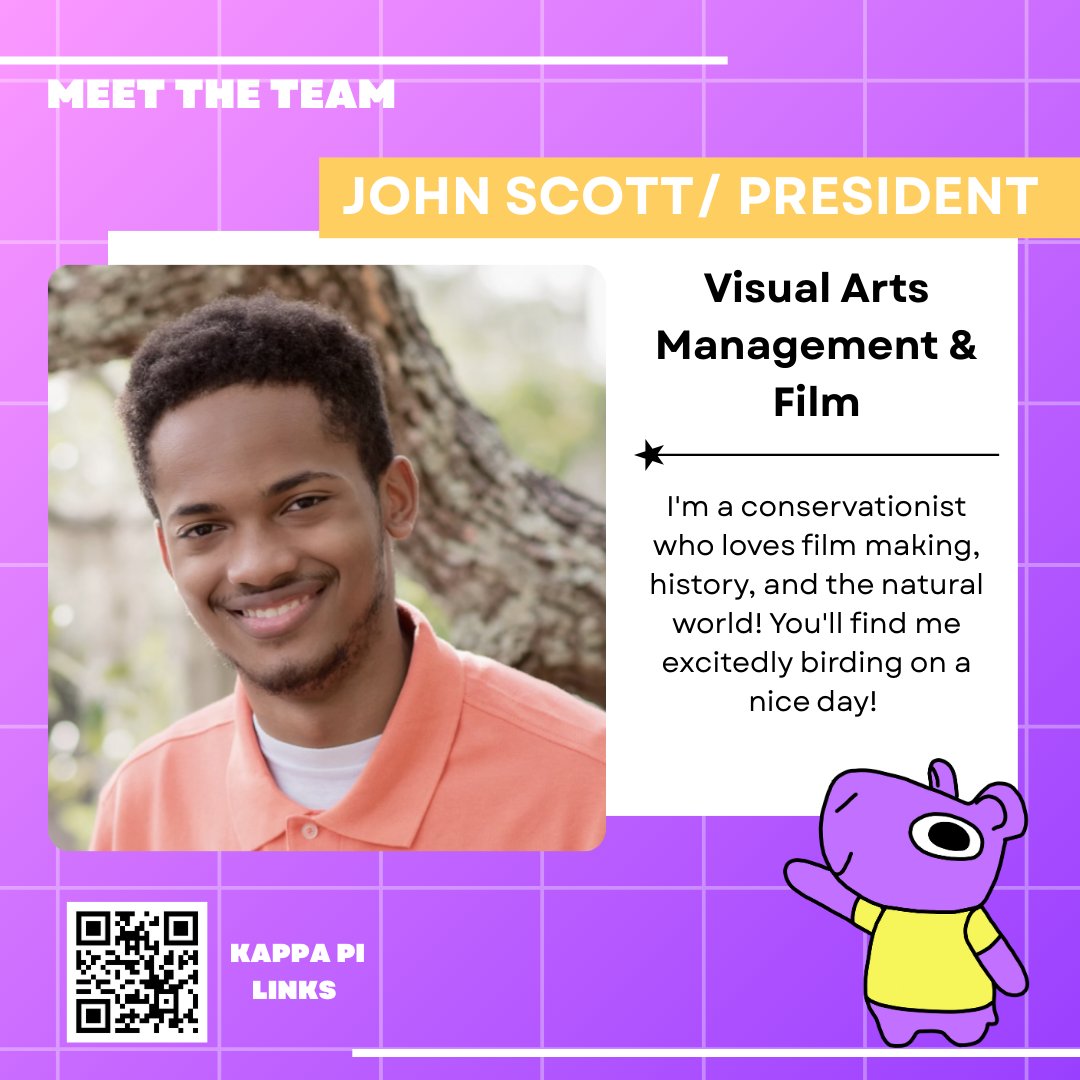 kappapiucf's tweet image. 💜Time to meet the officers !!!! 💛 Say hello to your new Kappa Pi officers for the 2025-26 school year. #kappapi #artsatucf #kappapiucf #artstudents #artsociety #kappy