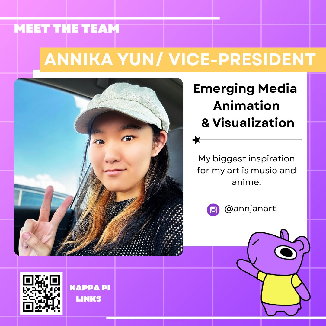 kappapiucf's tweet image. 💜Time to meet the officers !!!! 💛 Say hello to your new Kappa Pi officers for the 2025-26 school year. #kappapi #artsatucf #kappapiucf #artstudents #artsociety #kappy