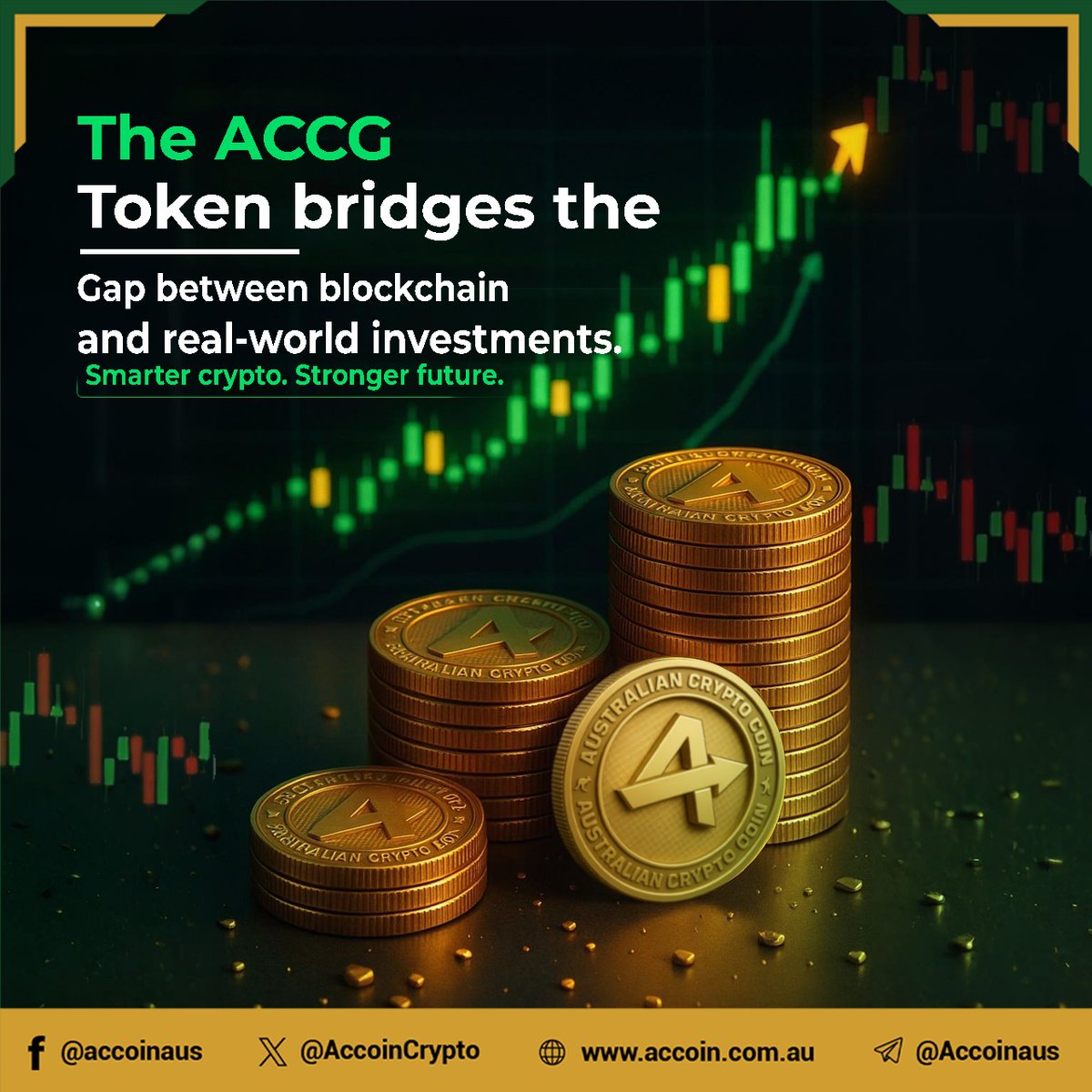 💎 ACCG Token – Where Innovation Meets Opportunity

We’re building the bridge between blockchain technology and real-world investments, creating a smarter, stronger financial future for everyone. 🚀

Trade Now👇
koinpark.com/trade/ACCG-USDT

#ACCG #AFLEaglesCrows #AUSvSA #afldeesdogs