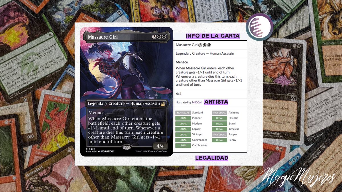 MagicMujerES's tweet photo. ¿Tienes ganas de montarte un mazo, pero no sabes como empezar? ¿Alguna vez te has sentido perdida mientras montabas un deck?  

✨¡Te dejamos algunos recursos que puedes usar! ✨🥸

👾Scryfall es una de las mejores plataformas donde buscar tus cartas fav.

https://t.co/UA2IwYoJ2R https://t.co/GuvIFn6nu9