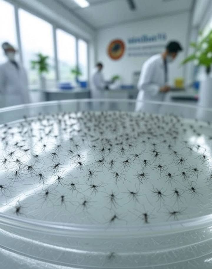toobaffled's tweet photo. Bill Gates is funding bioengineered mosquitoes that are being created in Columbia and released into the wild. 

The British biotechnology firm Oxitec expanded its genetically modified mosquito program in Medellín, Colombia, where the facility creates mosquitoes through gene-editing technology. 

The program, backed by funding from the Bill & Melinda Gates Foundation, raises ethical questions about global health experiments funded by unelected billionaires.

Oxitec's releases have expanded to Brazil, the Cayman Islands, and the Florida Keys, with some saying they are responsible for outbreaks like Brazil's dengue surge - something the company denies. 
Christina Aguayo News 
The Colombian lab focuses on breeding Oxitec's "Friendly" Aedes aegypti males, engineered to mate and produce offspring that die before adulthood, with a hope of reducing disease transmission.

 More than 10 million mosquitoes were released by 2023.

Meanwhile, the World Mosquito Program (WMP), also funded  by the Bill & Melinda Gates Foundation, creates 30 million Wolbachia-infected Aedes aegypti mosquitoes each week. 

The goal is to reduce dengue fever, however critics argue that the projects prioritize unproven genetic modifications that potentially risk ecosystems, and  have no oversight.

They question the long-term safety and ethics of mass-releasing altered insects funded by elites like Gates.. 

This program has expanded to 11 countries, including Brazil, Mexico, Indonesia, and others.

Gates' support enables large-scale releases that critics view as a path toward centralized control of public health, bypassing individual consent.