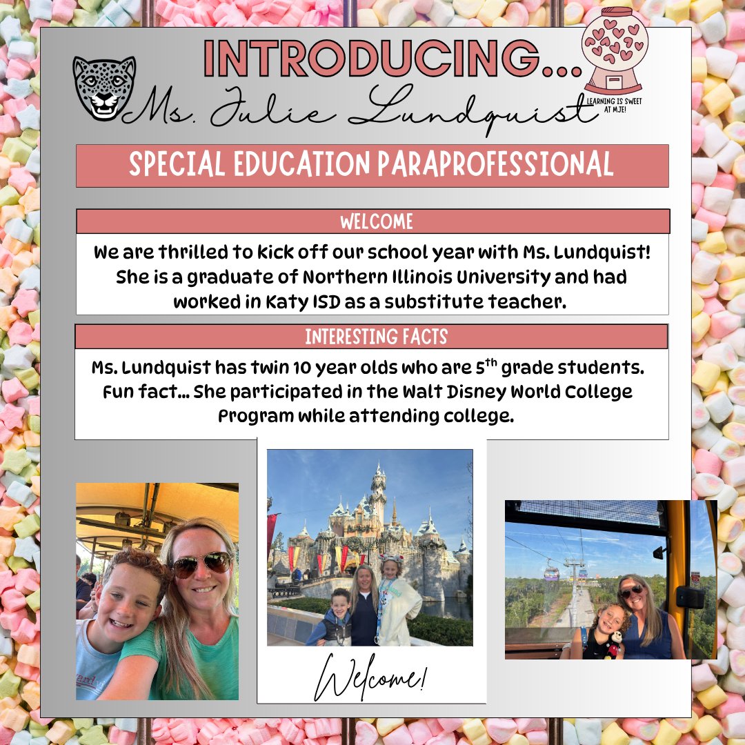 Please join us in officially welcoming Ms. Julie Lundquist to the MJE family! 🐾 Stay tuned to get to know our newest Jags! #mjejags #meetMJE