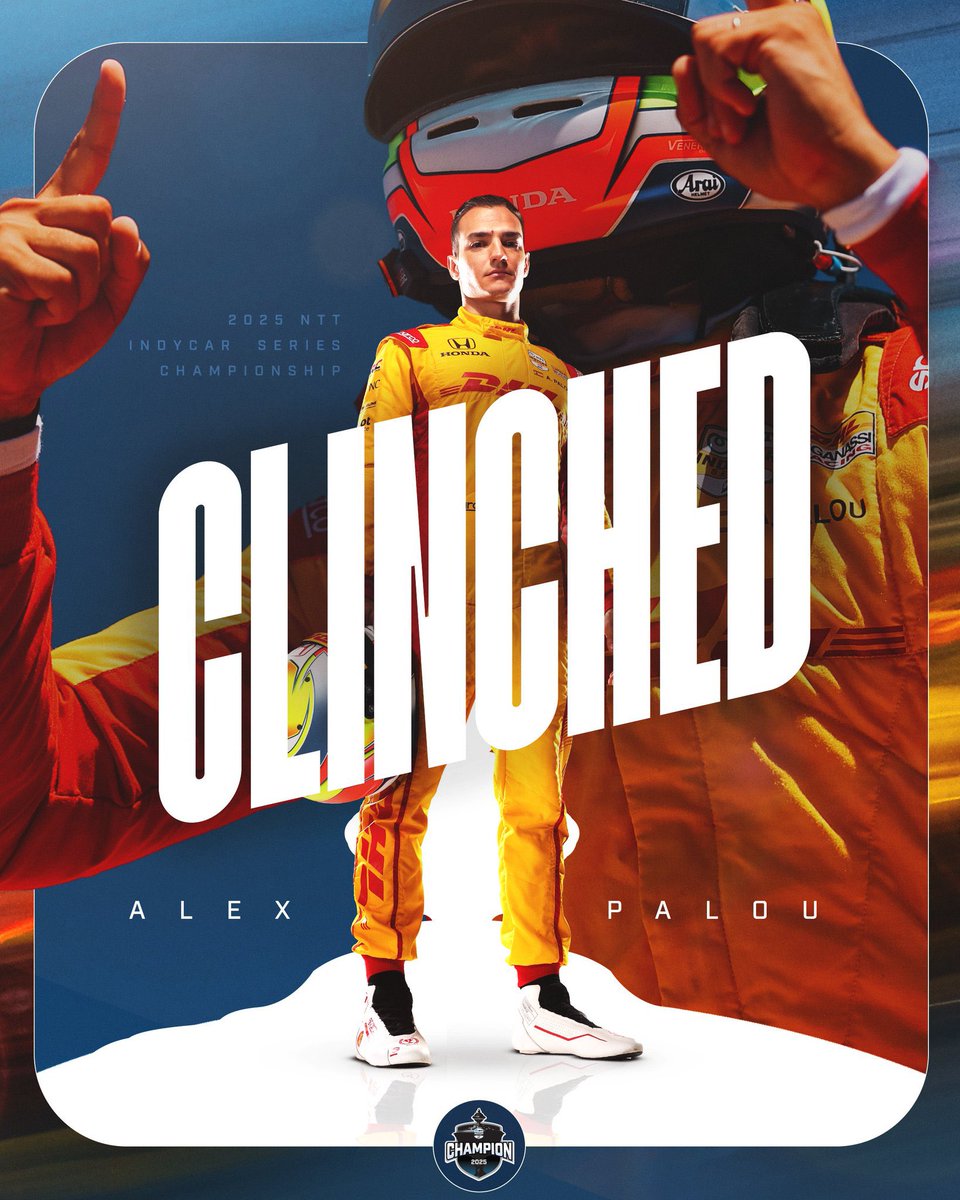 Alex Palou ya es TETRACAMPEÓN de la IndyCar y con la sensación de ser imparable. Año histórico para confirmar que el piloto español ha cambiado la concepción de la categoría, y eso es lo que le convierte realmente en leyenda 👏🏻

👑 2021
👑 2023
👑 2024
👑 2025