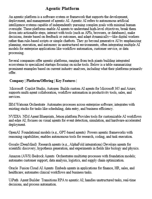 NuggetTrading's tweet image. #agenticplatform 

Agentic AI refers to autonomous artificial intelligence systems capable of independently pursuing complex goals with minimal human oversight...

How does #DigitalOcean $DOCN fit into this...