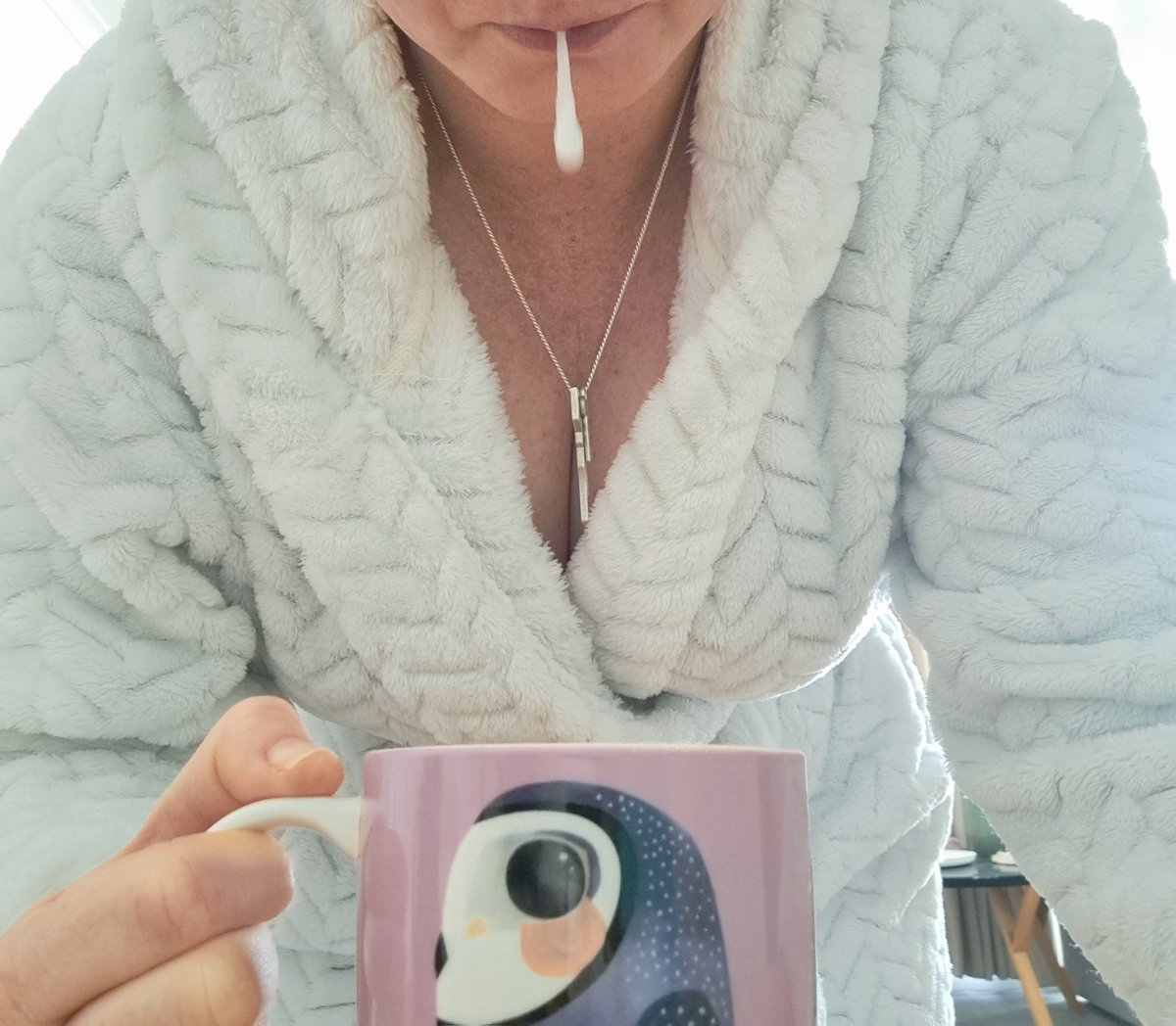 LadyFreyadomme's tweet photo. I added something special to your coffee slave #Femdom #spit #humilationplay #dirtyslave https://t.co/mnPQamranx