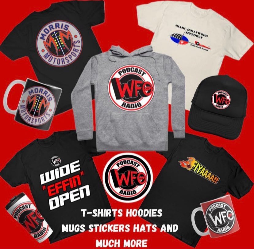 nhragal007's tweet photo. ⏳⏰Time’s ticking. @WFORadio merch now on sale!🔥Grab T-shirts as low as $16, including @LifesaDrag1320, #FIYAAAA, #ProjectPontiac, Morris Motorsports & Miami Hollywood Speedway gear! Give it a tap and check it out!🏁#NHRA #DragRacing #WFO Check it out!➡️ https://t.co/RbsLOoMGMn https://t.co/iMunoGmbHv