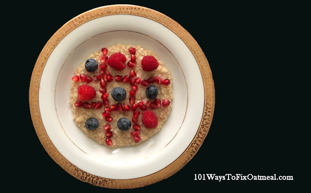 "Play builds the kind of free-and-easy, try-it-out, do-it-yourself character that our future needs." ~James L. Hymes. Tic-tac-toe Oatmeal.