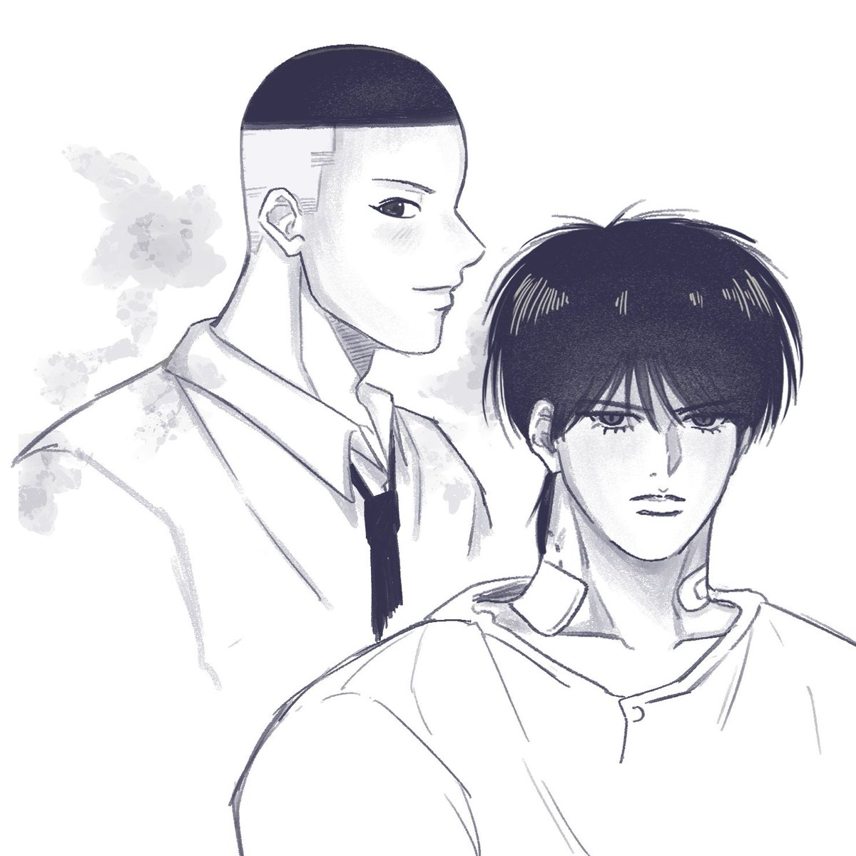 와님썰을 보며 그린 알파고딩우성 앤 태웅