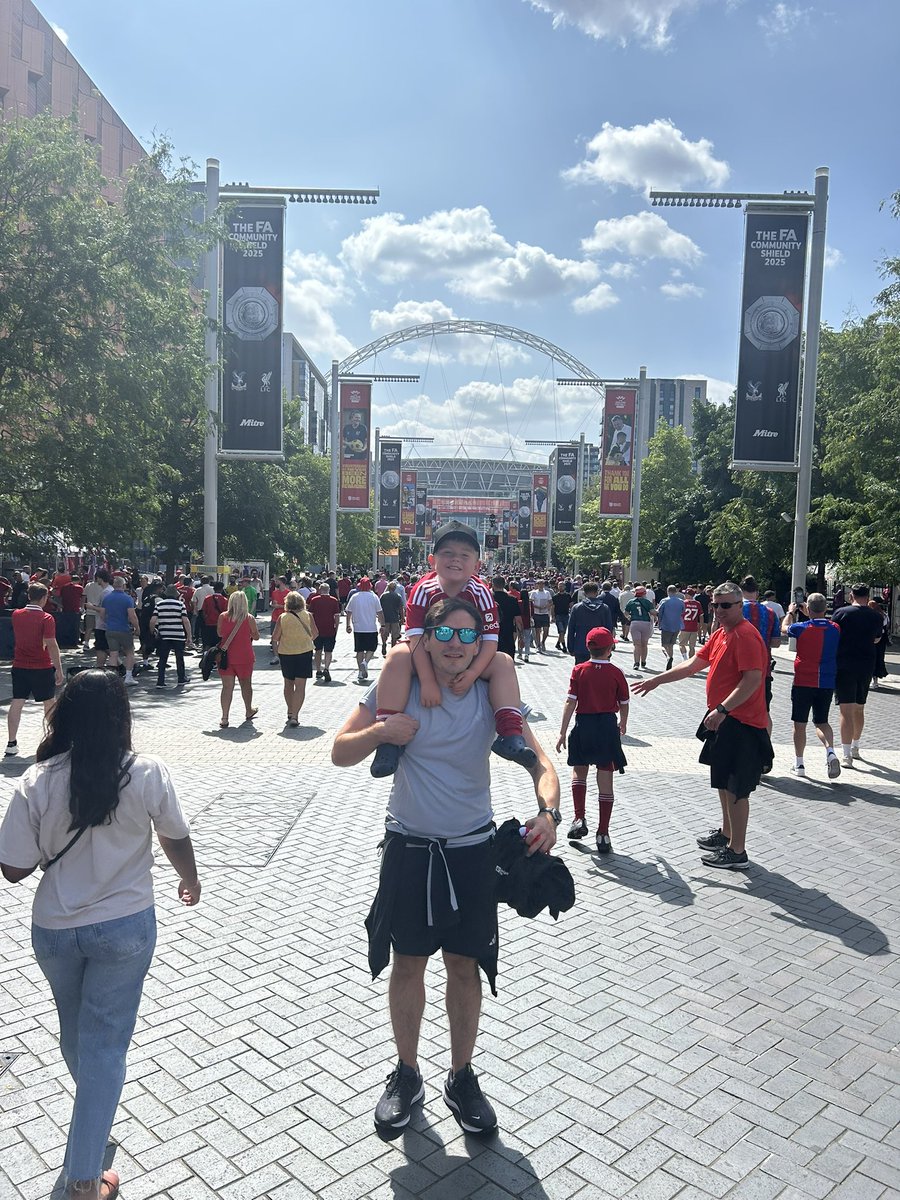 paulculvin's tweet photo. Not the result we wanted, but Wembley with my lad ❤️🛑 https://t.co/HsIaIAsfY5