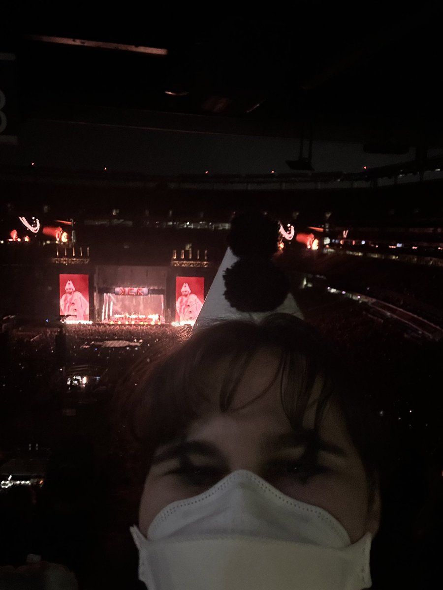 akapatsywalker's tweet image. fairly confident i am the first person to go to a my chem concert as the clown #mcrnj #lltbp