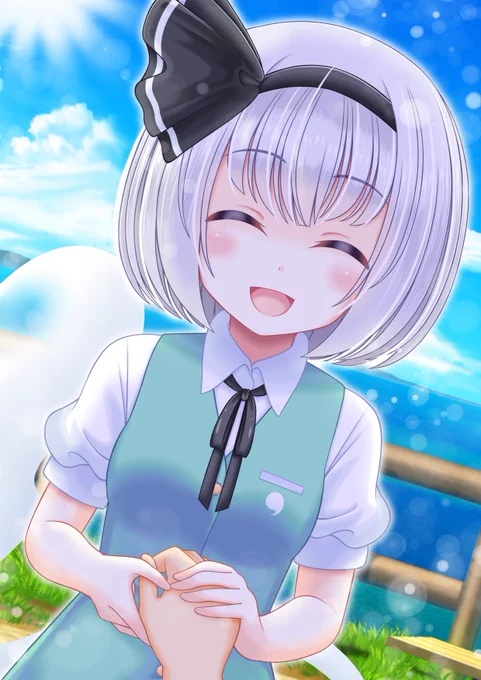 #3連休はフォロワーが増えるらしい 季節感があったり、かわいい妖夢ちゃんのイラストを描いています