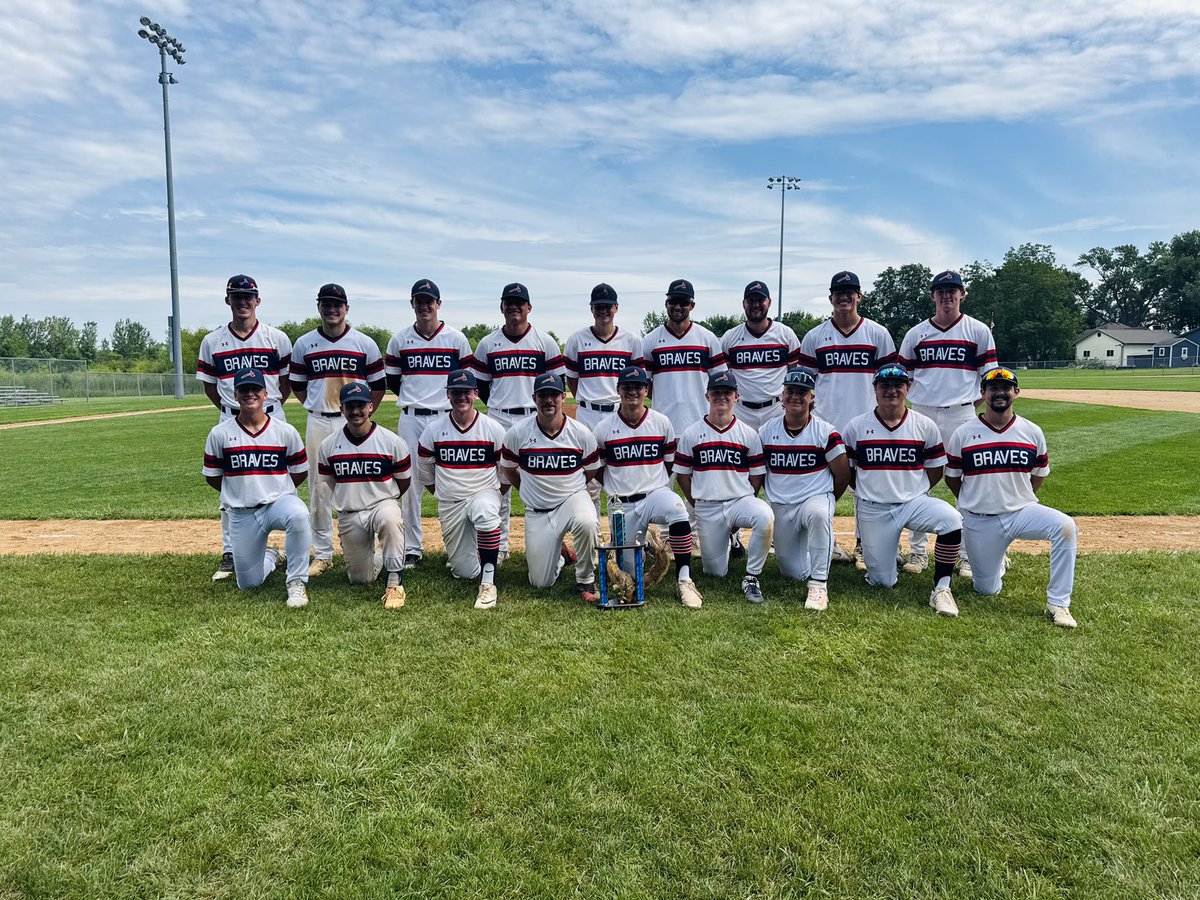 Braves win the Region 7C Championship 15-1!

Hoffman 5 IP, 7 K’s, 4 BB’s, ER
Gupton 2 IP, K, 0 ER

Novak 4-5, 2B, 2 RBI’s
Casperson 1-3, HR, 2 RBI’s
C. Pengilly 3-3, 2 HR’s, 7 RBI’s
Tellijohn 1-4, 2B, 2 RBI’s
O’Brien 2-3, RBI
