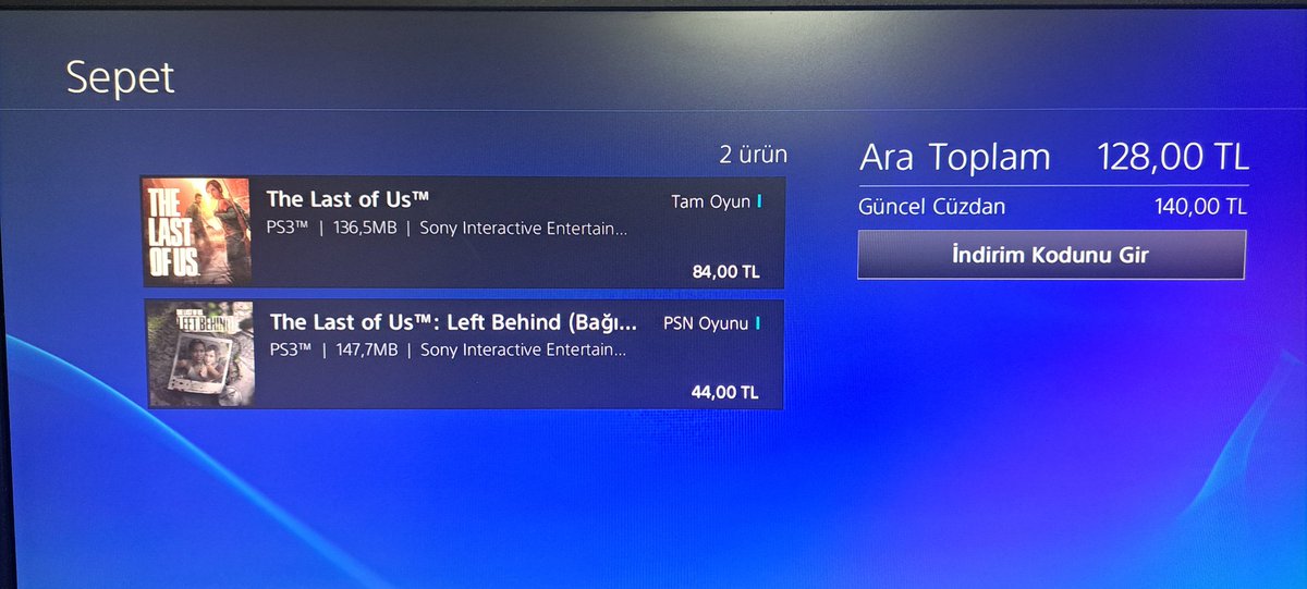 PS3 Store'da 128 TL'ye şöyle bir paket alabiliyorsunuz...