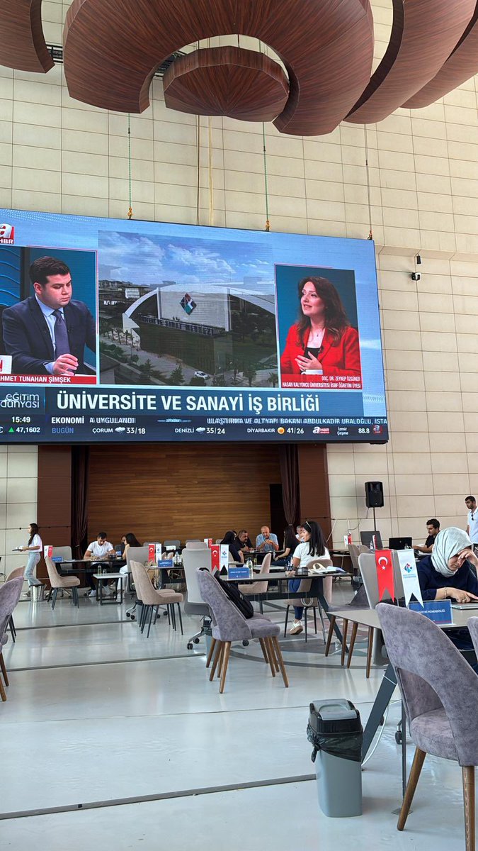 Zeynep Özgüner (@zeynep_ozguner) on Twitter photo Tercih tanıtım sürecinde aday öğrencilerimiz için <a href="/ahaber/">A Haber</a> de Eğitim Dünyası programının konuğu olduk. Programımızı dinlemeden tercih listenize son halini vermeyin derim ☺️
Tüm adaylara kolaylıklar diliyorum.
<a href="/hkunv/">Hasan Kalyoncu Üniv</a> <a href="/r_rengin/">Rengin Küçükerdoğan</a> <a href="/hkuogrencidekan/">HKÜ ÖĞRENCİ DEKANLIĞI</a> Tercih tanıtım sürecinde aday öğrencilerimiz için <a href="/ahaber/">A Haber</a> de Eğitim Dünyası programının konuğu olduk. Programımızı dinlemeden tercih listenize son halini vermeyin derim ☺️
Tüm adaylara kolaylıklar diliyorum.
<a href="/hkunv/">Hasan Kalyoncu Üniv</a> <a href="/r_rengin/">Rengin Küçükerdoğan</a> <a href="/hkuogrencidekan/">HKÜ ÖĞRENCİ DEKANLIĞI</a>