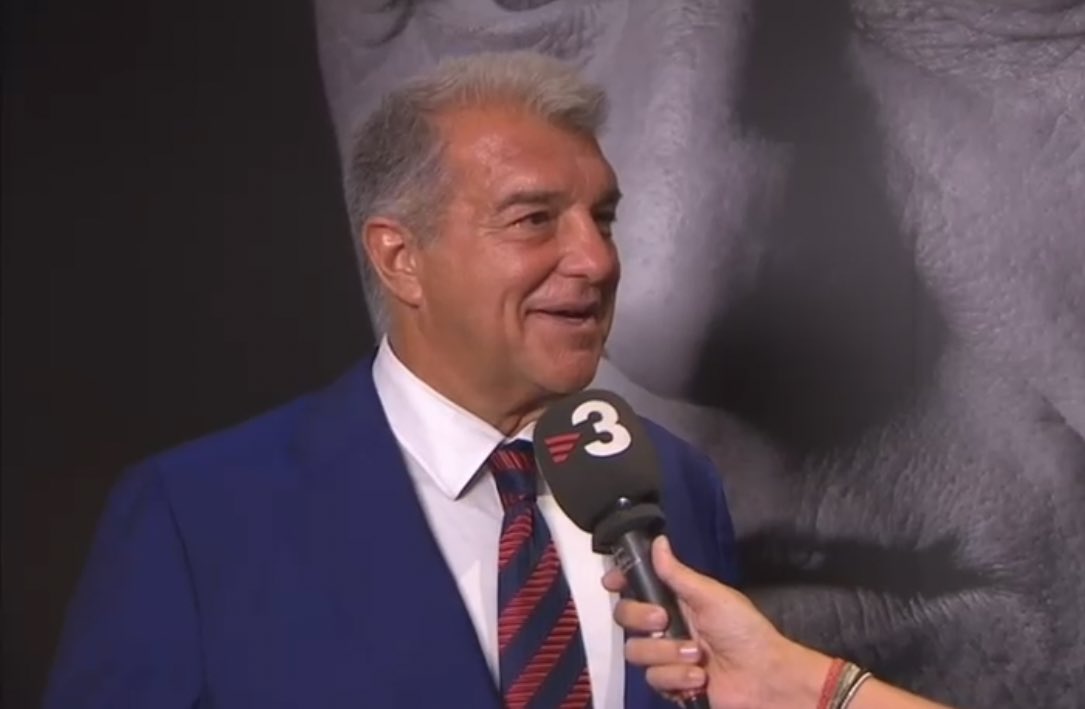 🗣️ Joan Laporta: "The Ballon d’Or winner should be a Barça player."