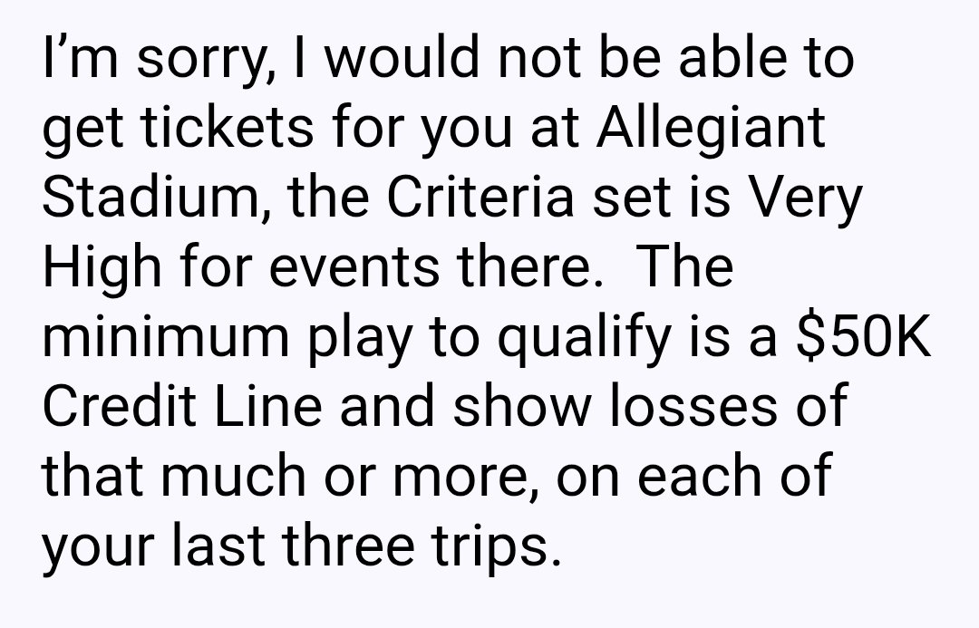 Chris120778's tweet photo. #FredGarbage is full of shit.
Since when do mid-level players average 50k in losses?
This was the email from my host when I asked about tickets to #CaneloCrawford
#BoxingXActivist https://t.co/JUr16OlchM