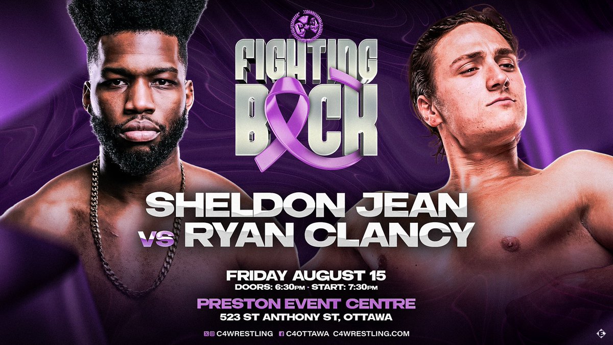 C*4 🍁 (@c4wrestling) on Twitter photo Just signed for this Friday night!
<a href="/FancyRyanClancy/">“Fancy” Ryan Clancy | 「ファンシー」ライアン・クランシー</a> returns to Ottawa from a successful tour of Japan! His welcoming committee?.... <a href="/SheldonJean_/">Sheldon Jean</a>!
Don't miss this possible show stealer at <a href="/FightingBack613/">Fighting Back</a>!
🎟️🎟️🎟️🎟️🎟️
FightingBack2025.eventbrite.ca
<a href="/VertigoOttawa/">Vertigo Records</a> <a href="/OddsSodsShoppe/">TheODDs&SODsShoppe</a> Just signed for this Friday night!
<a href="/FancyRyanClancy/">“Fancy” Ryan Clancy | 「ファンシー」ライアン・クランシー</a> returns to Ottawa from a successful tour of Japan! His welcoming committee?.... <a href="/SheldonJean_/">Sheldon Jean</a>!
Don't miss this possible show stealer at <a href="/FightingBack613/">Fighting Back</a>!
🎟️🎟️🎟️🎟️🎟️
FightingBack2025.eventbrite.ca
<a href="/VertigoOttawa/">Vertigo Records</a> <a href="/OddsSodsShoppe/">TheODDs&SODsShoppe</a>