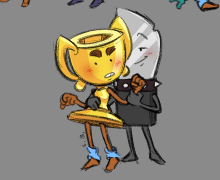 Star_Glitch0123's tweet photo. Since he's not real and I can't squash him, I'm coping by drawing him being manhandled 😒😒 

#inanimateinsanity #ii #iiTrophy #trife #iiKnife #iiJack #WinningCard #JackPot #iiOJ #TrophJay #iiTissues #Trophissues #LimeGold #iiLightbulb #LightGold #art #fanart https://t.co/iJRUE601I8