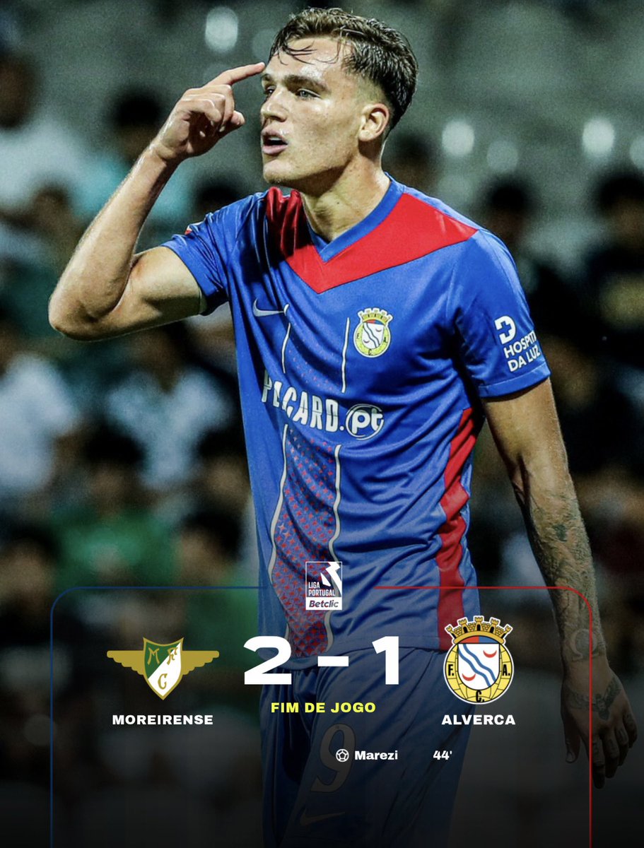 🌟 Regresso à Elite Marcado por Injustiça

Após 21 anos de espera, o Futebol Clube de Alverca regressou à Primeira Liga, mas a estreia ficou manchada pela polémica. Marezi marcou e reduziu para 1-2, mas foi-lhe negado o merecido segundo golo. Uma exibição corajosa da nossa equipa