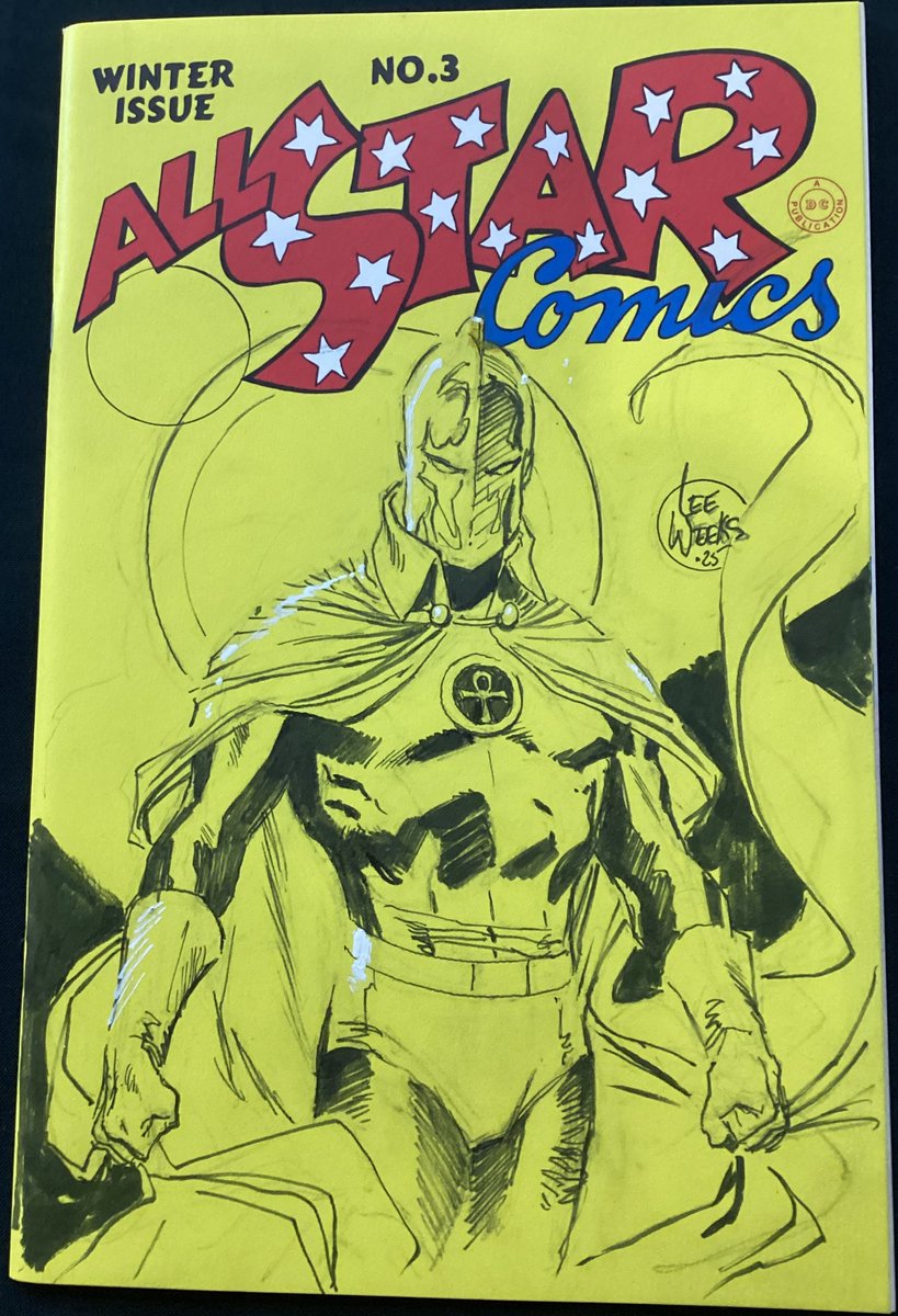 JasPosey's tweet photo. My commission of Doctor Fate sketch cover by @Inkdropinc from @FANEXPOBoston https://t.co/Oz0fWl1Aon #LeeWeeks #artcommmission #DoctorFate #KentNelson #AllStarSquadron #JusticeSocietyofAmerica #LordsofOrder #JusticeSociety #JusticeLeague #SentinelsofMagic #Nabu #HelmofFate https://t.co/zmsSR07eVc