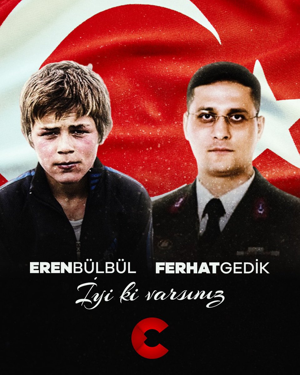 🔴 Eren Bülbül ve başçavuş Ferhat Gedik'in şehadetlerinin üzerinden 8 yıl geçti.

Unutmadık, unutturmayacağız. 
#iyikivarsınEren
#iyikivarsınFerhatGedik