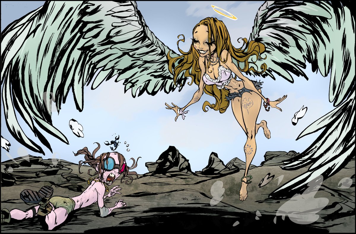 Jack_Stewart's tweet photo. Hey, @nuclearnerds! Here's the @AdamArcherArt artwork without all my lettering clutter!
#RadioactiveJesus https://t.co/alhjzC8lVZ