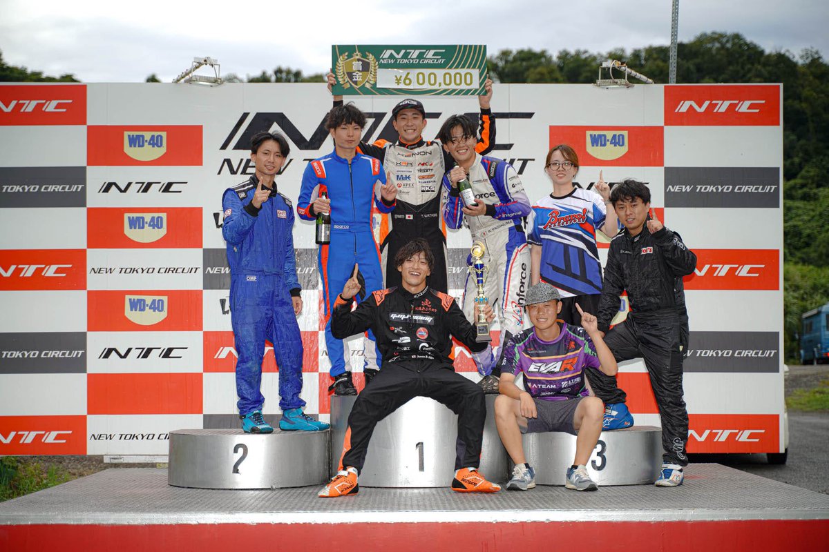 Jungos's tweet photo. 新東京サーキット24時間耐久レース

GMR

やっと勝てました！！！
3年目の参戦でやっと1位！

今回は台数も多くて42台
その中でも予選1位、決勝1位のパーフェクトウィン！
レギュレーションが少し変わったのにも対応しつつ計算も難しかったけどみんなで勝ち取った1位は最高でした😎😎

オフィシャルの方々、カメラマン、レース運営、本当に大変な1日でしたがありがとうございました！
また来年よろしくお願いします🙇‍♂️