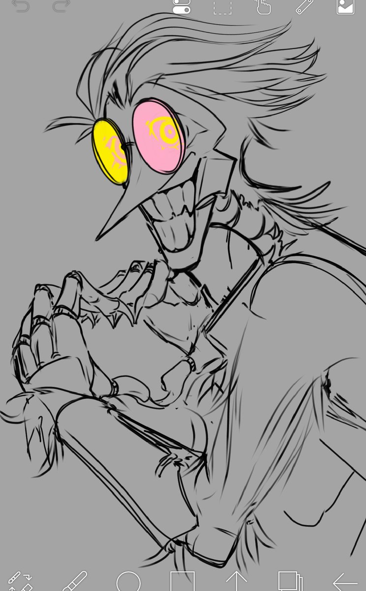wip redraw of a magma piece that i’ll surely finish (lies)
#DELTARUNE #spamton