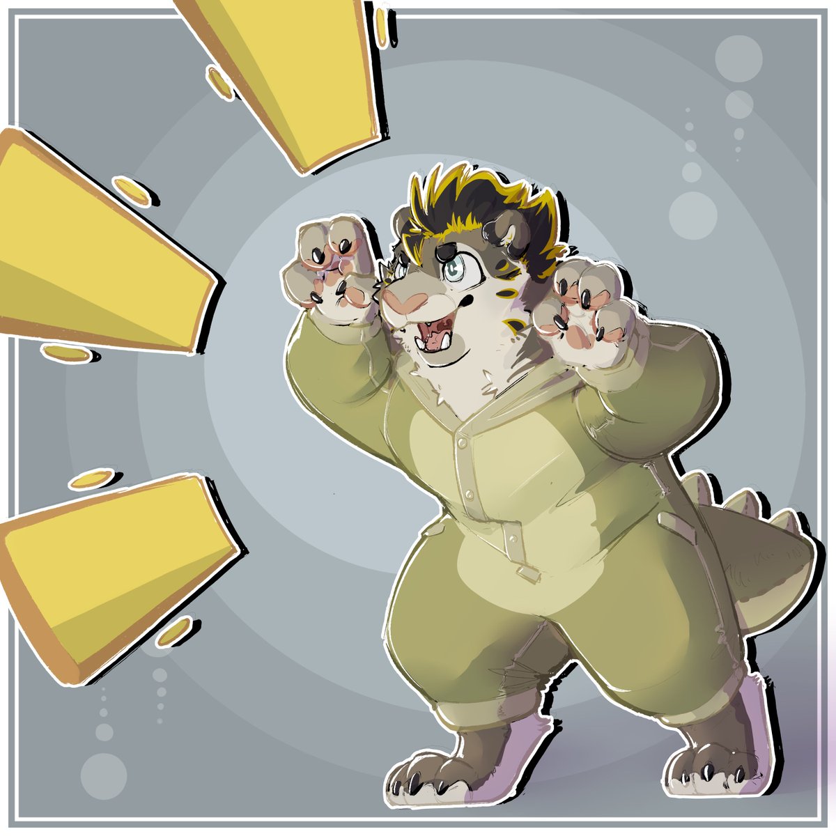 bet you've seen a "monster" that "scary" before
(i want to do a pyjama party now)

-Raawrrr