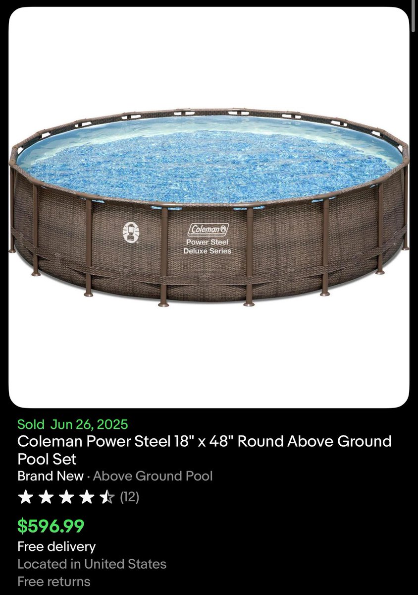 Pricerrors's tweet photo. WALMART HIDDEN SECRET CLEARANCE 

Certain stores have these pools for $150

Original price was $950

Price won't show online, instore only

However, we have an AI stock checker that can scan stock at any store 

Will do searches for a few people 

Comment your zip below 👇

https://t.co/da5CsUWb6l