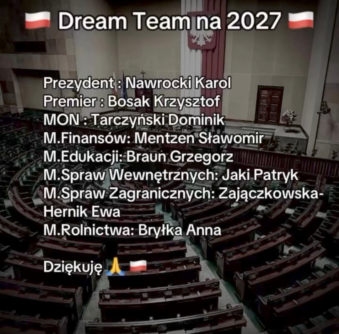 Takie gówno sobie prawi rozsyłają.
Jazda bez trzymanki 🥹
