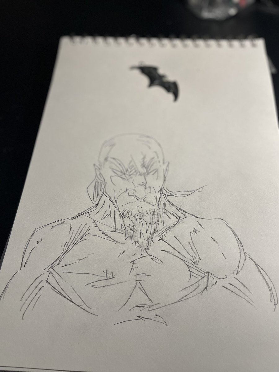 willie23290424's tweet image. Radom no pupil bald guy with a pony tail yoked af! Ha Ha. #sketch #quickdraw 
Enjoy!