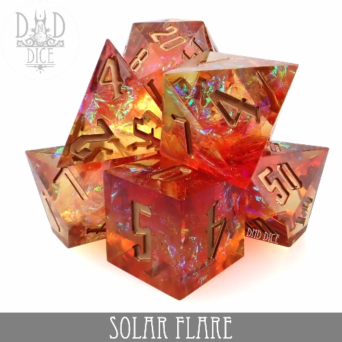 I just received Solar Flare Handmade Dice Set by DNDDICE.COM from brokenjediva via Throne. Thank you! throne.com/garbagcxre #Wishlist #Throne