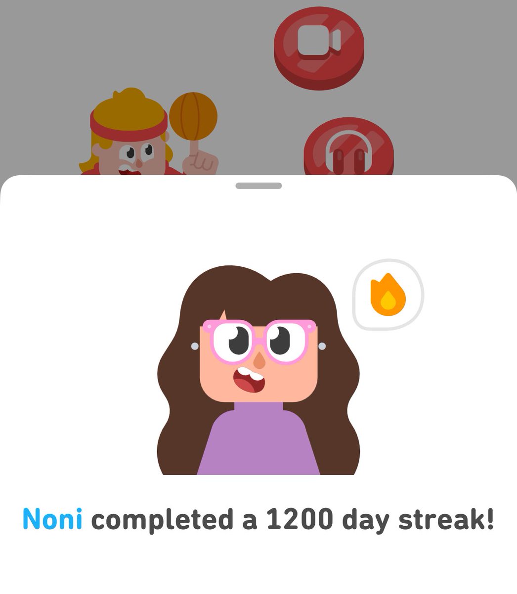 Nothing makes me happier than being friends with moots on Duelingo as well.

Congrats @enchanted_noni on 1200 consistent days on Duelingo. That’s beyond impressive!