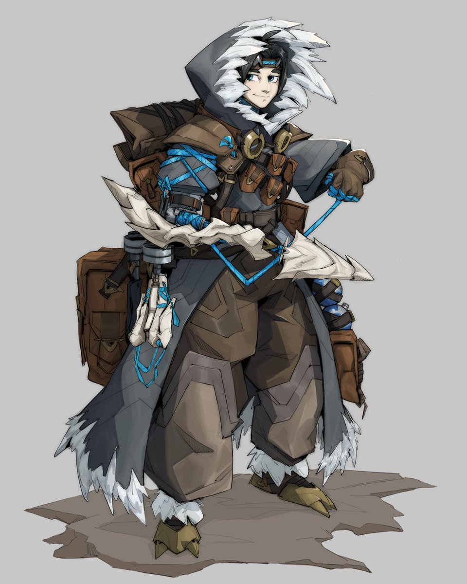 Souless597's tweet photo. Arctic Monster Hunters, a personal project showing the 3 hunters, the apex predator, and an invading faction

#conceptart #characterdesign #digitalart https://t.co/CNC9HA5hmD