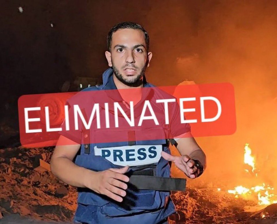 He was in Hamas for over 10 years, posed with its leaders, celebrated October 7, and fired rockets at Israeli civilians. A press vest doesn’t shield you from accountability. He was a terrorist, now eliminated—rightfully so.