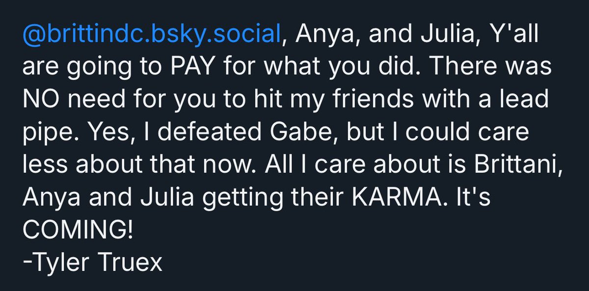 Oh look who’s whining now, <a href="/BrittaniHelms/">DC Savage (Efed account)</a>, <a href="/JuliannaDiMaria/">Julianna DiMaria</a> 

Does he also know that <a href="/chloeharrisonNI/">Chloe Harrison</a> also got the smoke as well?